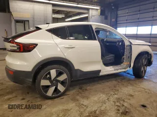 2023 Volvo C40 Recharge Pure Electric Ultimate with VIN YV4ED3GM1P2050938, listed as a Copart auction lot 87586395 with 12,299 mi miles and Salvage Title. Bid and sale history available at carsss.com. Image 3.
