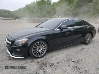 2017 Mercedes-Benz CLS 550 with VIN WDDLJ9BB3HA190191, listed as a Copart auction lot 58243135 with 93,954 mi miles and Salvage title. Bid and sale history available at DreamBid. Image 1.