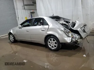 2007 Cadillac CTS with VIN 1G6DM57T070103712, listed as a Copart auction lot 80265324 with 0 mi miles and Salvage Title. Bid and sale history available at carsss.com. Image 2.