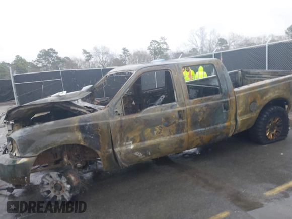 2003 Ford Super Duty F-250 XL with VIN 1FTNW21P03EC92543, listed as a IAAI auction lot 41295880 with 1 mi miles. Bid and sale history available at carsss.com. Image 6.