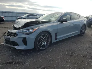 2022 Kia Stinger GT2 with VIN KNAE55LC2N6120216, listed as a Copart auction lot 85452554 with 23,896 mi miles and Salvage Title. Bid and sale history available at DreamBid. Image 1.
