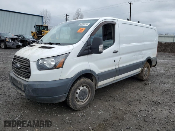 2015 Ford Transit Cargo with VIN 1FTNR1YM3FKA41244, listed as a Copart auction lot 48380255 with 34,640 mi miles and Salvage title. Bid and sale history available at DreamBid. Image 1.