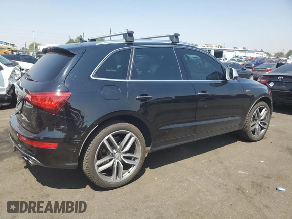 2017 Audi SQ5 Premium Plus with VIN WA1CCAFP7HA002360, listed as a Copart auction lot 65685024 with 130,385 mi miles and Clean Title. Bid and sale history available at carsss.com. Image 3.