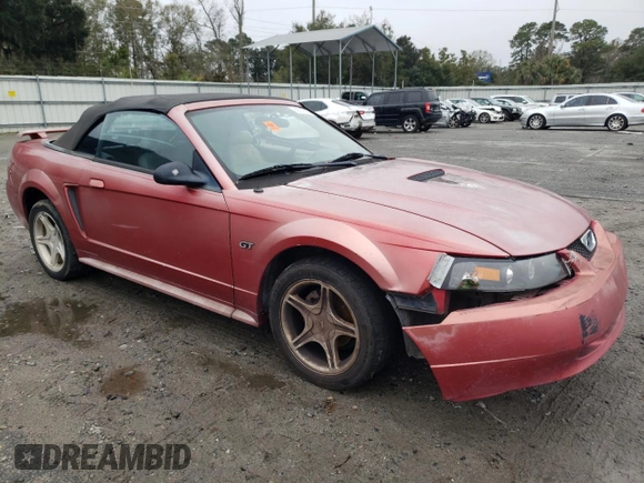 2001 Ford Mustang GT Deluxe with VIN 1FAFP45X31F105218, listed as a Copart auction lot 88575125 with 179,730 mi miles and Non Repairable. Bid and sale history available at carsss.com. Image 4.
