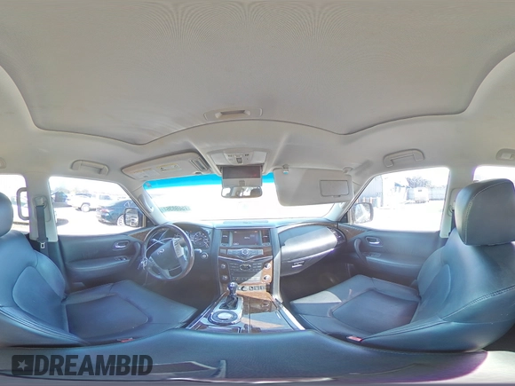 2016 Infiniti QX80 with VIN JN8AZ2NF1G9612303, listed as a Copart auction lot 75698364 with 110,847 mi miles and Salvage Title. Bid and sale history available at carsss.com. Image 16.