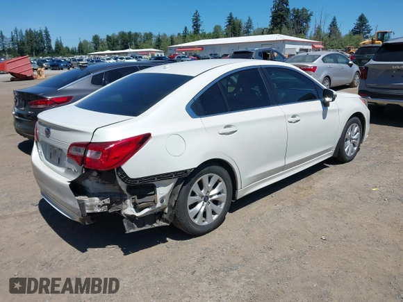 2015 Subaru Legacy Premium with VIN 4S3BNBF67F3030492, listed as a IAAI auction lot 42710100 with 126,849 mi miles and . Bid and sale history available at DreamBid. Image 4.