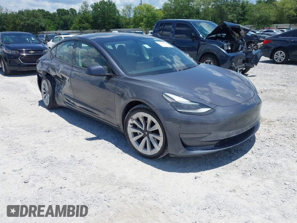 2023 Tesla Model 3 с VIN 5YJ3E1EA3PF434981, выставлен на аукционе IAAI как лот 42577864 с пробегом 38 500 миль миль и . История ставок и продаж доступна на DreamBid. Изображение 1.