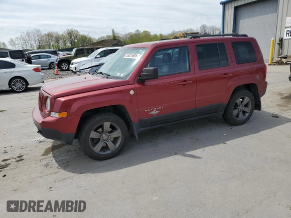 2014 Jeep Patriot Latitude with VIN 1C4NJRFB0ED658983, listed as a Copart auction lot 55024685 with 96,457 mi miles and Salvage Title. Bid and sale history available at carsss.com. Image 1.