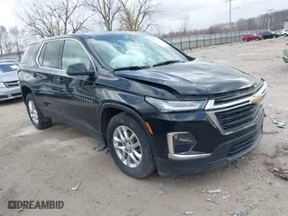 2023 Chevrolet Traverse LS with VIN 1GNERFKW4PJ226330, listed as a IAAI auction lot 41719795 with 42,334 mi miles. Bid and sale history available at carsss.com. Image 1.