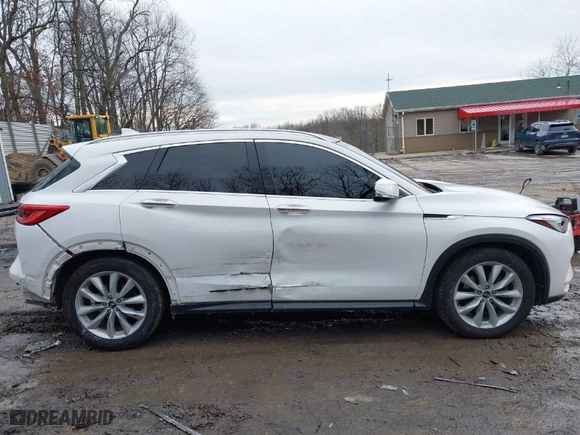 2019 Infiniti QX50 LUXE with VIN 3PCAJ5M3XKF122632, listed as a IAAI auction lot 41649378 with NaN miles. Bid and sale history available at carsss.com. Image 14.