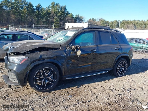 2021 Mercedes-Benz GLE with VIN 4JGFB6BB0MA442181, listed as a IAAI auction lot 40923291 with NaN miles. Bid and sale history available at carsss.com. Image 14.
