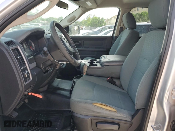 2017 Ram 1500 Express with VIN 1C6RR7KG2HS732427, listed as a Copart auction lot 77602404 with 105,715 mi miles and Salvage title. Bid and sale history available at DreamBid. Image 7.