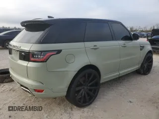 2022 Land Rover Range Rover Sport SVR with VIN SALWZ2RE0NA216483, listed as a Copart auction lot 85143204 with Not Provided miles and Non Repairable. Bid and sale history available at DreamBid. Image 4.