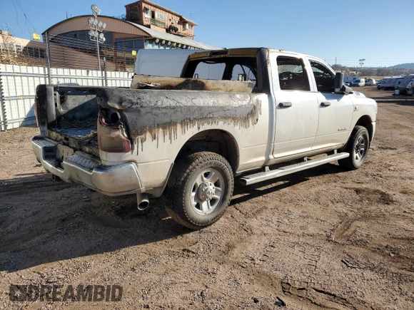 2019 Ram 2500 Tradesman z VIN 3C6UR5CL2KG656796, wystawiony jako Copart lot #75600323 z przebiegiem Nie podano mil oraz Szkoda całkowita • Salvage title. Historia ofert i sprzedaży dostępna na DreamBid. Obrazek 3.
