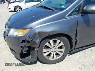 2014 Honda Odyssey EX z VIN 5FNRL5H41EB075642, wystawiony jako IAAI lot #42059718 z przebiegiem 120 817 mil mil oraz . Historia ofert i sprzedaży dostępna na DreamBid. Obrazek 6.