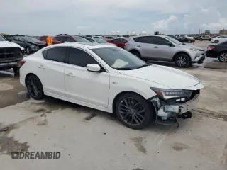 2021 Acura ILX Premium with VIN 19UDE2F8XMA005199, listed as a Copart auction lot 61223895 with 45,114 mi miles and Salvage title. Bid and sale history available at DreamBid. Image 4.