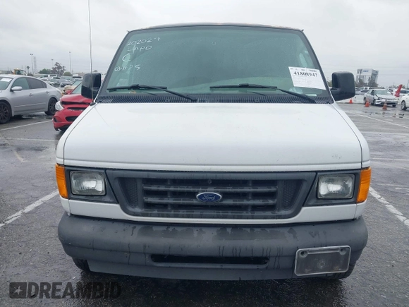 2004 Ford Econoline Cargo with VIN 1FTRE14W94HA16282, listed as a IAAI auction lot 41808947 with Not Provided miles. Bid and sale history available at carsss.com. Image 12.
