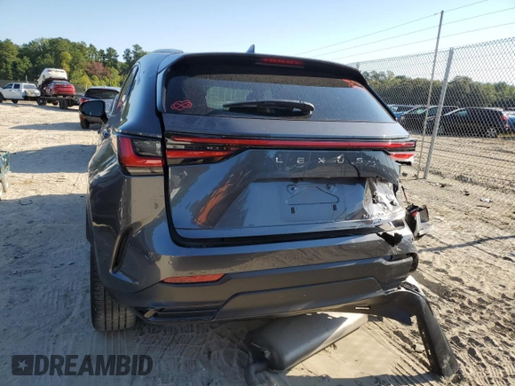 2022 Lexus NX with VIN 2T2GKCEZ1NC008182, listed as a Copart auction lot 70724724 with 22,046 mi miles and Salvage Title. Bid and sale history available at carsss.com. Image 6.