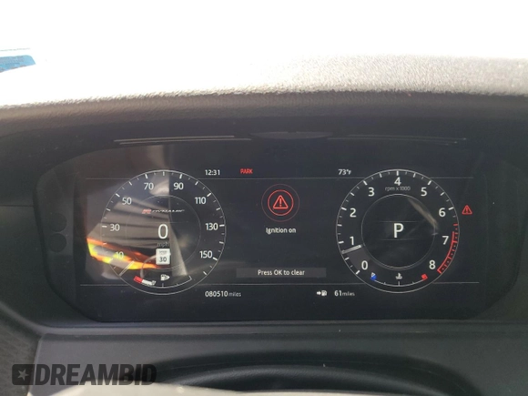 2019 Land Rover Range Rover Velar R-Dynamic SE with VIN SALYL2EX1KA780480, listed as a Copart auction lot 49765254 with 80,510 mi miles. Bid and sale history available at carsss.com. Image 9.