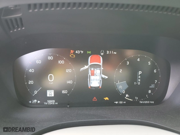 2018 Volvo XC60 Momentum with VIN LYV102RK1JB073872, listed as a Copart auction lot 44137885 with 56,828 mi miles and Salvage Title. Bid and sale history available at carsss.com. Image 9.