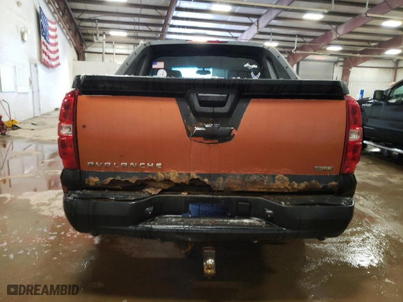 2007 Chevrolet Avalanche LTZ with VIN 3GNFK123X7G222768, listed as a Copart auction lot 41603865 with 290,051 mi miles and Clean Title. Bid and sale history available at carsss.com. Image 6.