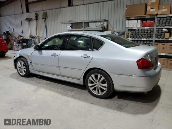 2008 Infiniti M with VIN JNKAY01E78M600315, listed as a Copart auction lot 57425045 with 180,600 mi miles and Salvage title. Bid and sale history available at DreamBid. Image 2.