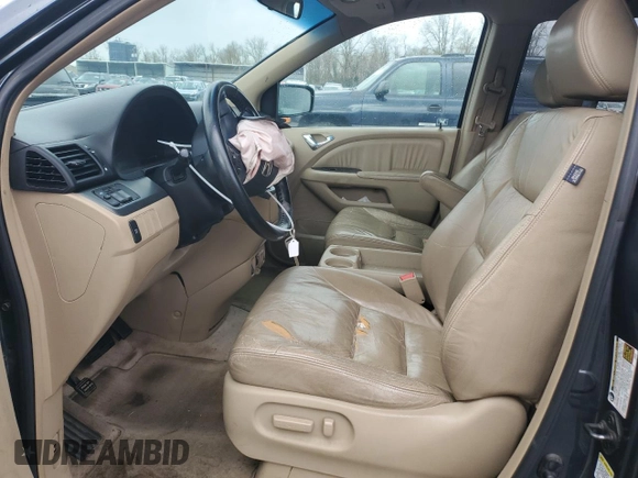 2005 Honda Odyssey EX-L with VIN 5FNRL38695B018174, listed as a Copart auction lot 45573885 with 207,393 mi miles and Salvage Title. Bid and sale history available at carsss.com. Image 7.