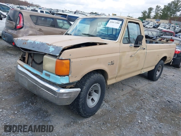 1987 Ford F-150 with VIN 1FTDF15Y2HNB10843, listed as a IAAI auction lot 41017280 with 25,203 mi miles. Bid and sale history available at carsss.com. Image 2.