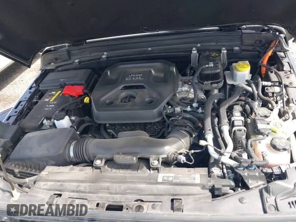 2021 Jeep Wrangler Unlimited Sahara with VIN 1C4JJXP63MW767719, listed as a IAAI auction lot 41906155 with 44,689 mi miles and . Bid and sale history available at DreamBid. Image 10.