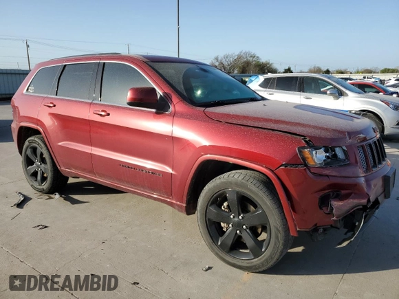 2015 Jeep Grand Cherokee Altitude with VIN 1C4RJEAG3FC198965, listed as a Copart auction lot 48771505 with 206,285 mi miles and Salvage Title. Bid and sale history available at carsss.com. Image 4.
