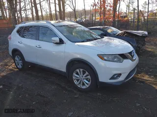 2014 Nissan Rogue SL with VIN 5N1AT2MT3EC795462, listed as a IAAI auction lot 41225282 with 183,411 mi miles. Bid and sale history available at carsss.com. Image 1.