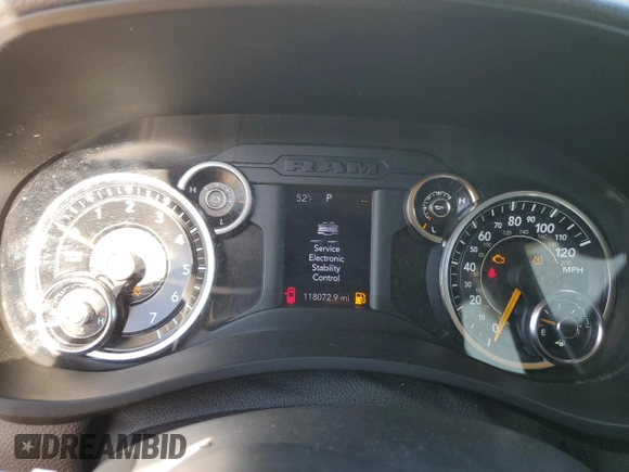 2020 Ram 2500 Tradesman with VIN 3C6UR5HJ8LG188937, listed as a Copart auction lot 42801205 with 118,072 mi miles and Salvage Title. Bid and sale history available at carsss.com. Image 9.