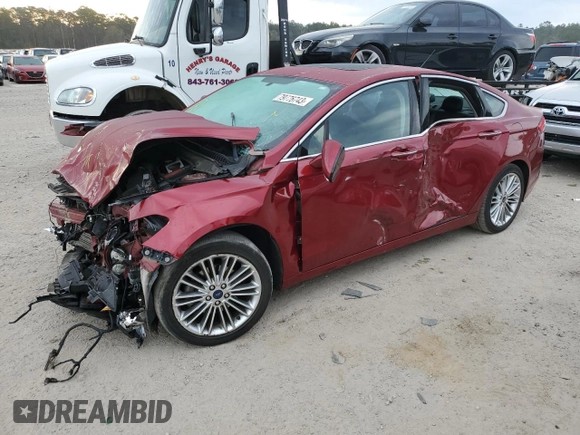 2015 Ford Fusion SE with VIN 3FA6P0H98FR250979, listed as a Copart auction lot 79776743 with 0 mi miles and Salvage Title. Bid and sale history available at carsss.com. Image 1.