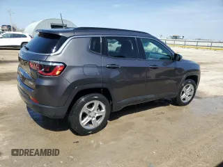 2023 Jeep Compass Latitude with VIN 3C4NJDBN3PT547814, listed as a Copart auction lot 48878665 with 12,372 mi miles and Clean Title. Bid and sale history available at DreamBid. Image 3.