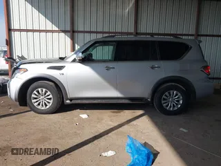 2018 Nissan Armada SL with VIN JN8AY2NC0J9552627, listed as a IAAI auction lot 41572479 with 189,375 mi miles and . Bid and sale history available at DreamBid. Image 14.