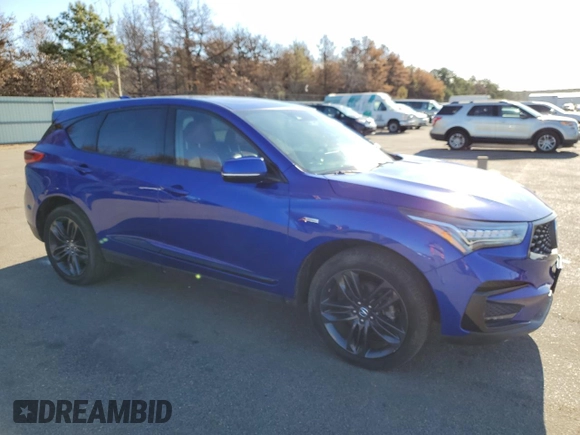 2021 Acura RDX w/A-Spec Package with VIN 5J8TC2H63ML022265, listed as a Copart auction lot 79634683 with 58,721 mi miles. Bid and sale history available at carsss.com. Image 4.