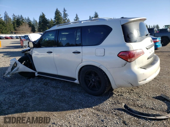 2011 Infiniti QX56 8-passenger z VIN JN8AZ2NC0B9301816, wystawiony jako Copart lot #47070355 z przebiegiem Nie podano mil oraz Szkoda całkowita • Salvage title. Historia ofert i sprzedaży dostępna na DreamBid. Obrazek 2.