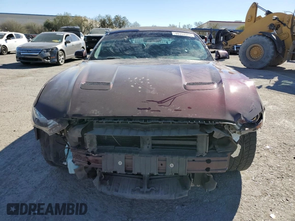 2018 Ford Mustang EcoBoost Premium with VIN 1FATP8UH9J5118260, listed as a Copart auction lot 46352095 with 93,671 mi miles and Salvage Title. Bid and sale history available at carsss.com. Image 5.