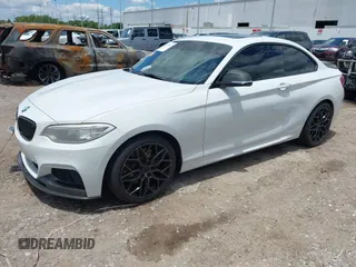 2014 BMW 2 Series 228i with VIN WBA1F5C54EV256303, listed as a IAAI auction lot 42214512 with 81,116 mi miles and . Bid and sale history available at DreamBid. Image 2.