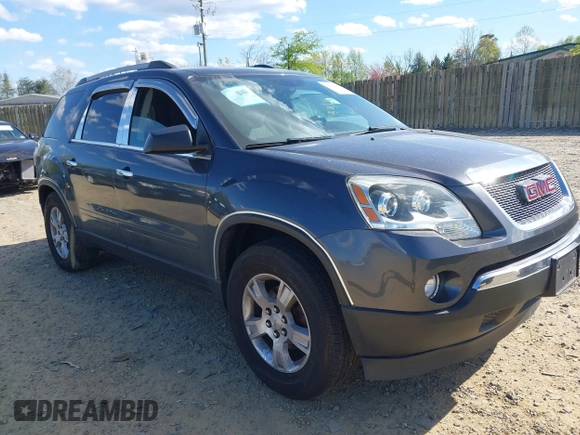 2012 GMC Acadia SL with VIN 1GKKRNEDXCJ392981, listed as a IAAI auction lot 42032865 with 111,833 mi miles. Bid and sale history available at carsss.com. Image 1.