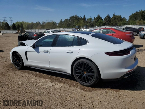 2018 Porsche Panamera с VIN WP0AA2A73JL105480, выставлен на аукционе Copart как лот 55964625 с пробегом 28 269 миль миль и Списание • Salvage title. История ставок и продаж доступна на DreamBid. Изображение 2.