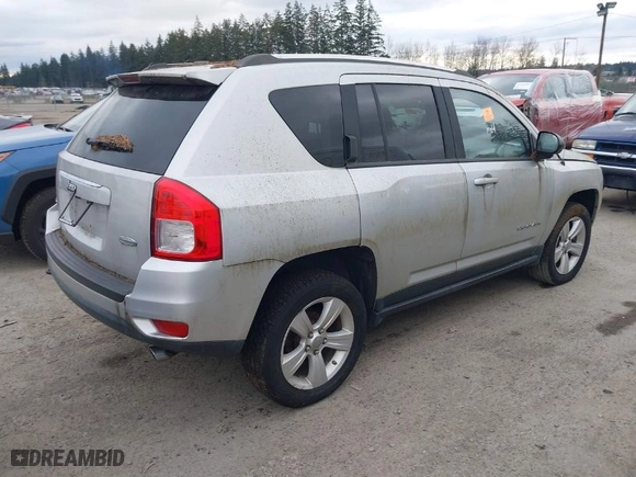 2012 Jeep Compass Latitude with VIN 1C4NJDEB1CD665541, listed as a IAAI auction lot 41476780 with 1 mi miles. Bid and sale history available at carsss.com. Image 4.