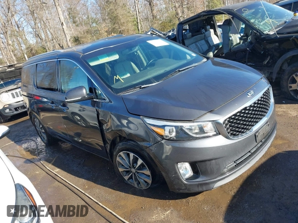 2016 Kia Sedona EX with VIN KNDMC5C11G6140723, listed as a IAAI auction lot 41430752 with 175,981 mi miles. Bid and sale history available at carsss.com. Image 1.