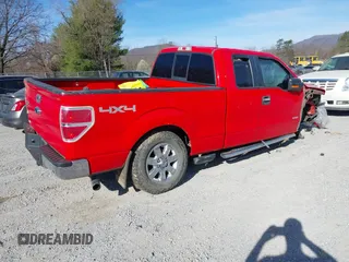 2013 Ford F-150 XL with VIN 1FTFX1ET2DFD66365, listed as a IAAI auction lot 41826360 with 136,600 mi miles. Bid and sale history available at carsss.com. Image 4.