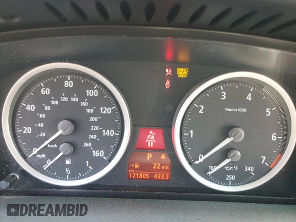 2005 BMW 6 Series 645Ci with VIN WBAEK73455B328546, listed as a Copart auction lot 54696625 with 121,804 mi miles and Salvage Title. Bid and sale history available at carsss.com. Image 9.