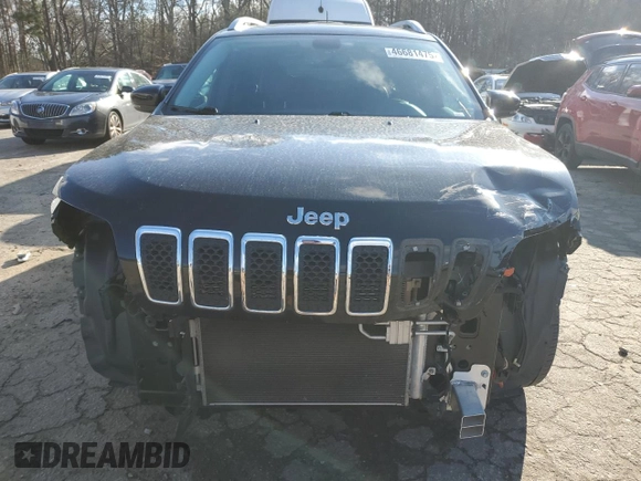 2020 Jeep Cherokee Limited with VIN 1C4PJLDB8LD525619, listed as a Copart auction lot 46681475 with 85,316 mi miles and Salvage Title. Bid and sale history available at carsss.com. Image 5.