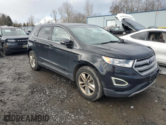 2017 Ford Edge SEL with VIN 2FMPK3J96HBC27416, listed as a Copart auction lot 45054095 with 92,509 mi miles and Salvage Title. Bid and sale history available at carsss.com. Image 4.