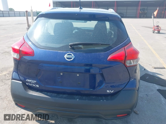 2018 Nissan Kicks SV with VIN 3N1CP5CUXJL506608, listed as a IAAI auction lot 42451752 with 77,235 mi miles and . Bid and sale history available at DreamBid. Image 16.