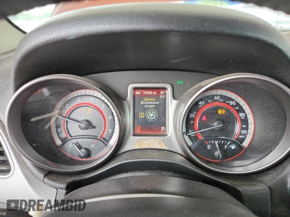 2014 Dodge Journey Crossroad with VIN 3C4PDCGG5ET264901, listed as a Copart auction lot 60807825 with 103,285 mi miles and Salvage title. Bid and sale history available at DreamBid. Image 9.