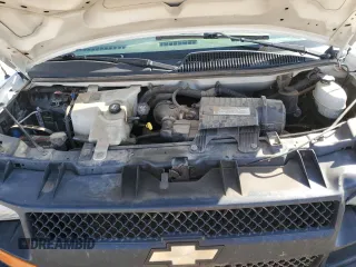 2008 Chevrolet Express Cargo Van with VIN 1GCGG25C981153233, listed as a Copart auction lot 75622054 with 242,920 mi miles and Salvage Title. Bid and sale history available at carsss.com. Image 12.